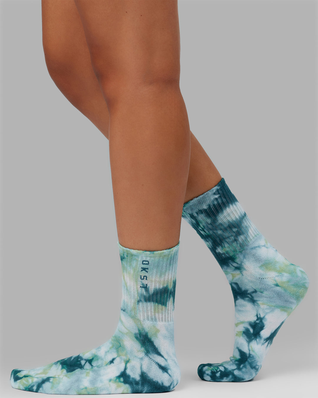 Signal 3 Pack Quarter Socks - Tie dye-Pink-Blue-Green