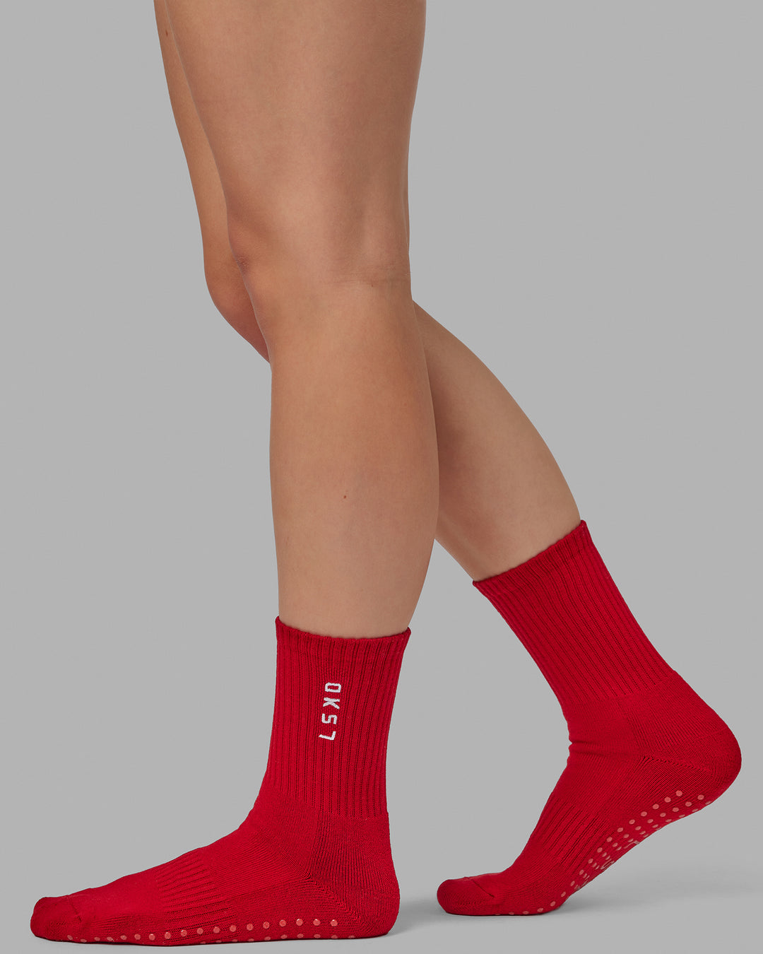 Signal Pilates Socks - Cherry Red