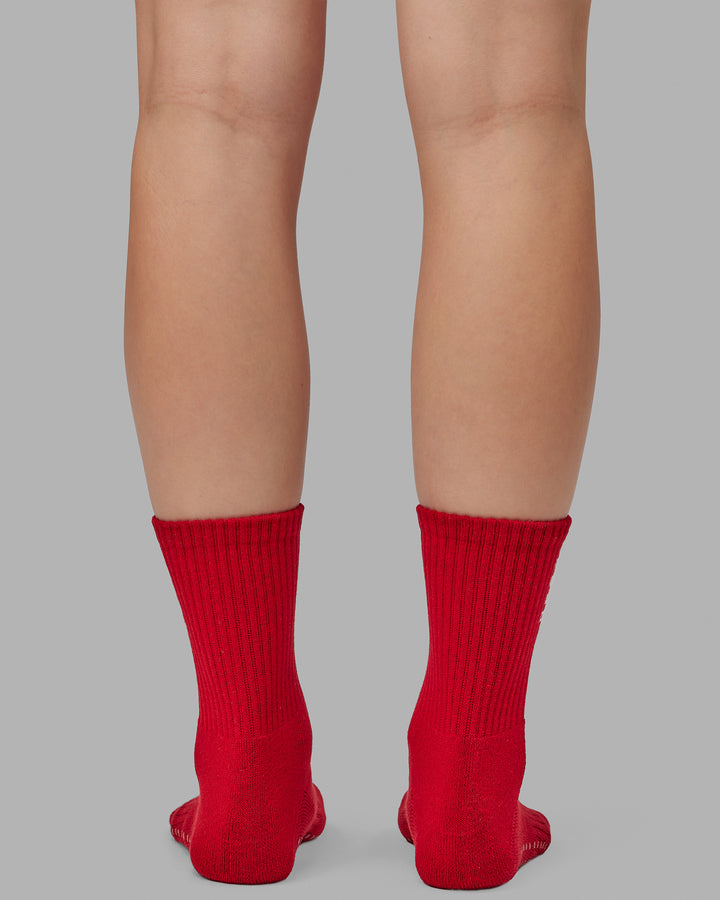 Signal Pilates Socks - Cherry Red
