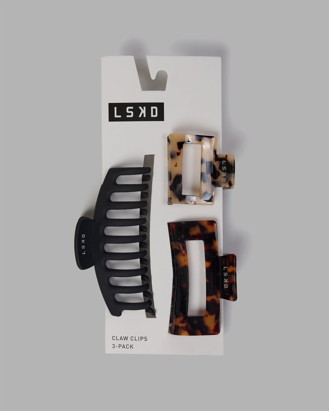 Swift Claw Clip 3 Pack - Black-Tortoise Shell