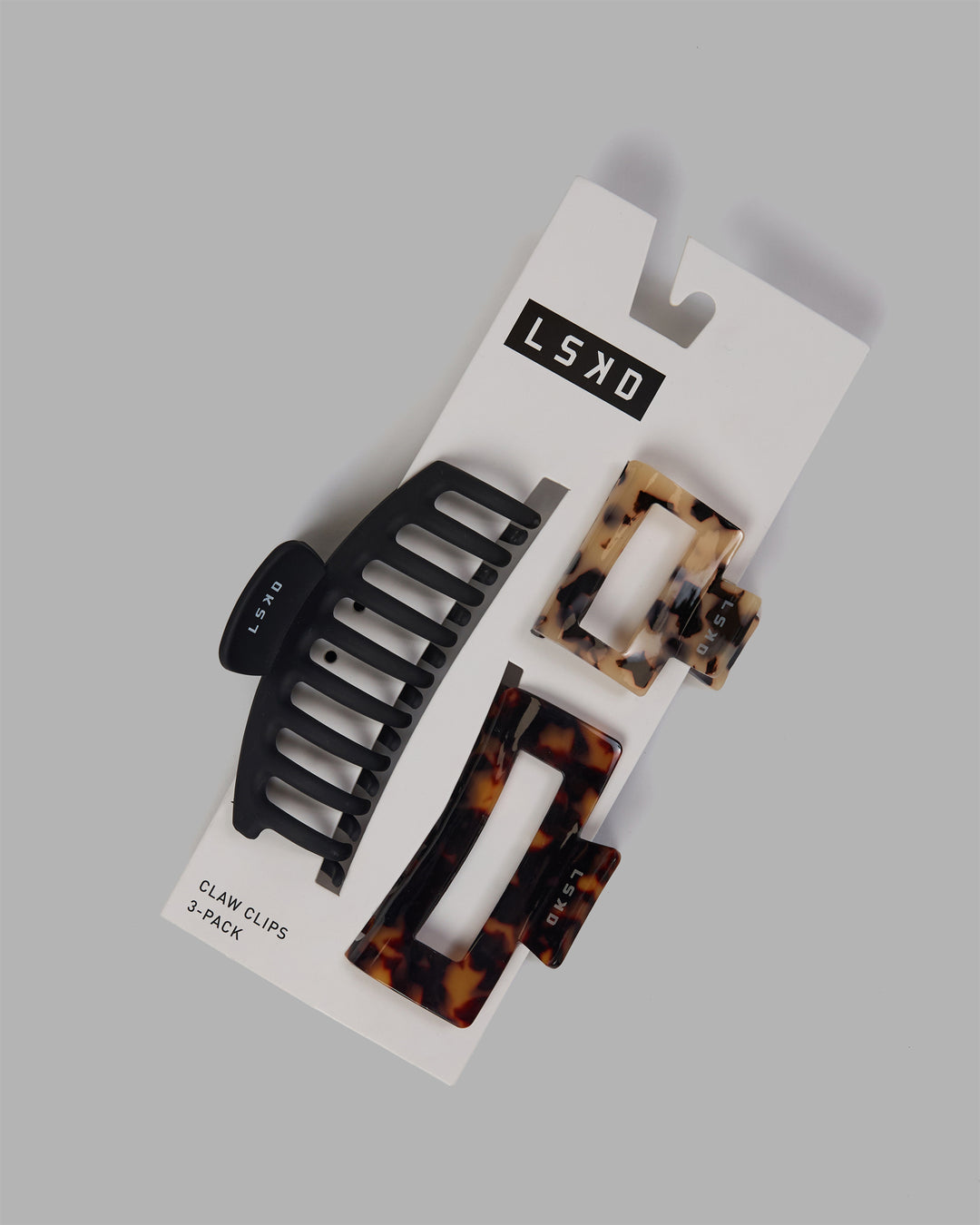 Swift Claw Clip 3 Pack - Black-Tortoise Shell