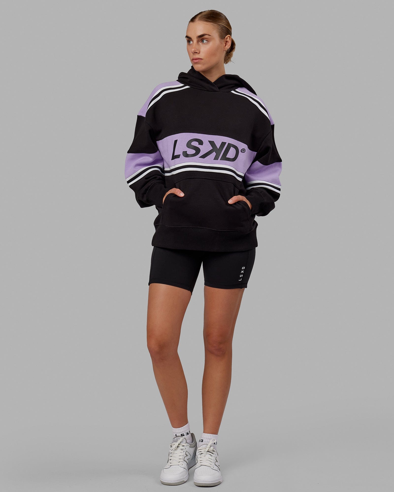 Black and best sale purple hoodie