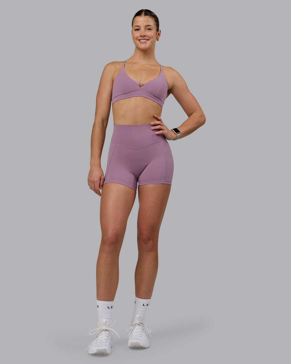 Woman wearing Blaze X-Shorts - Grape