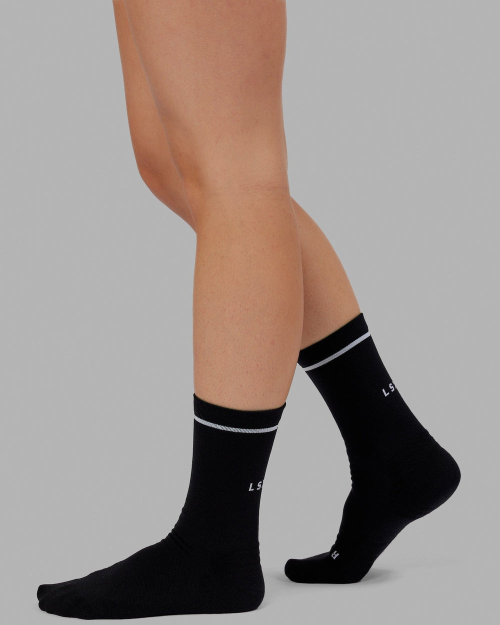 Fast Performance Crew Socks - Black