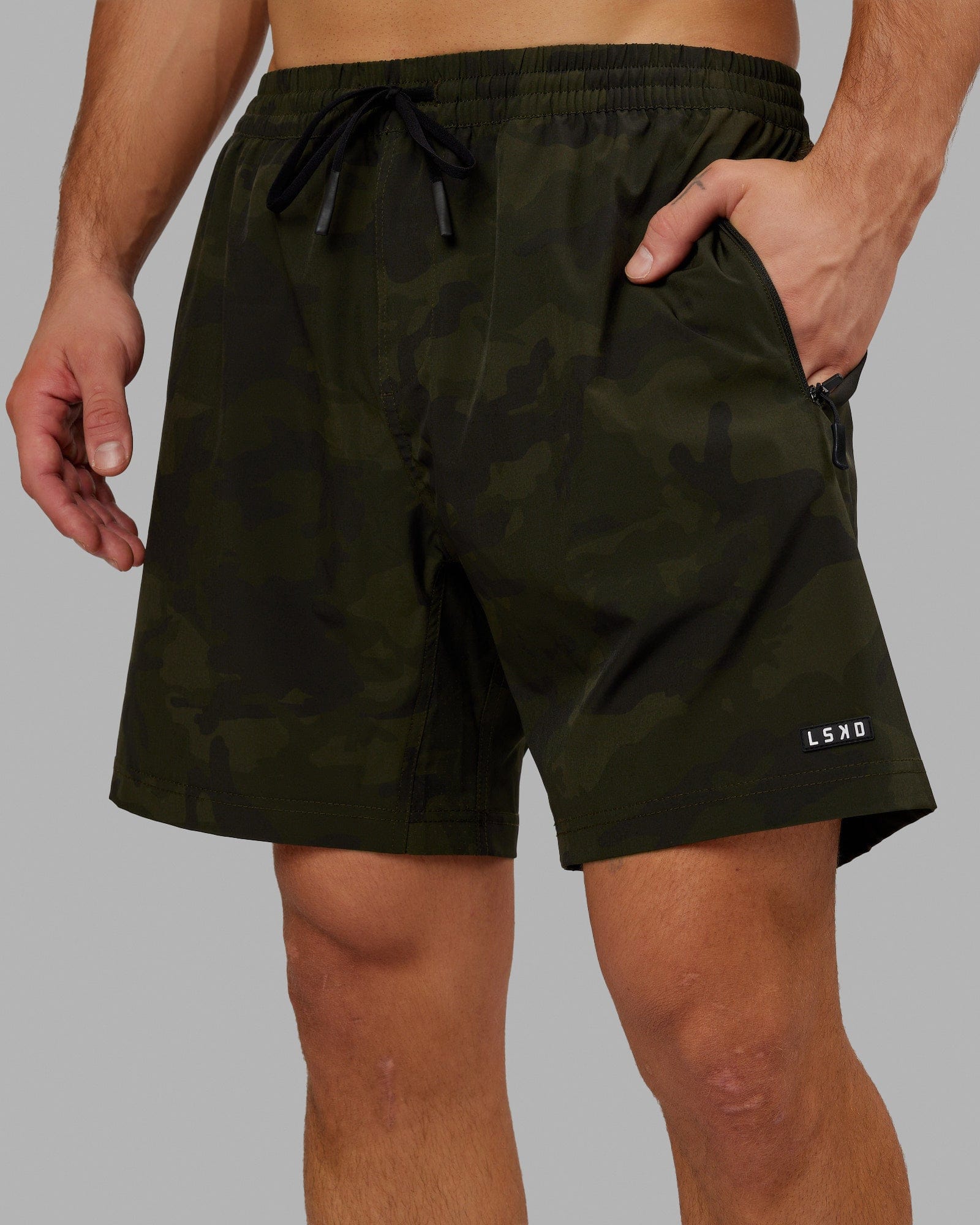 Distance men's 7 camo running shorts best sale