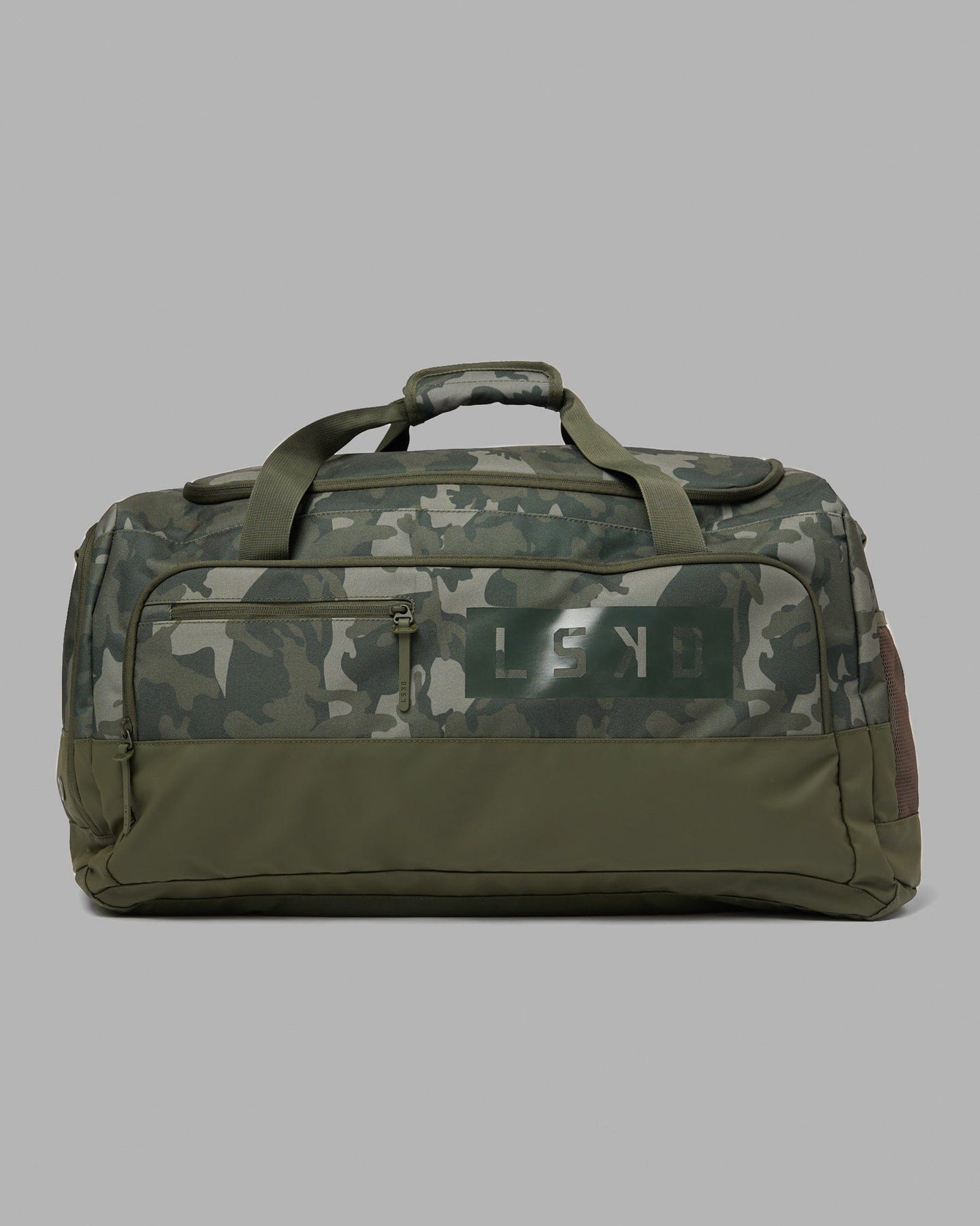 Camo duffle sales