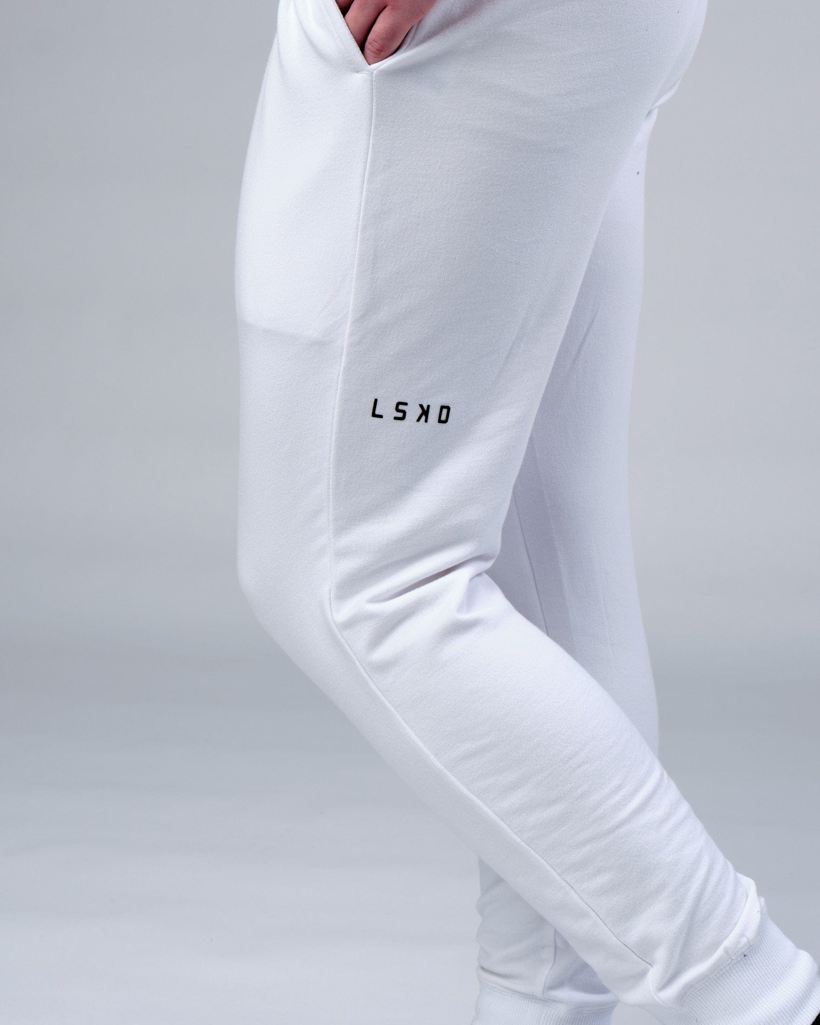 White colour best sale track pants