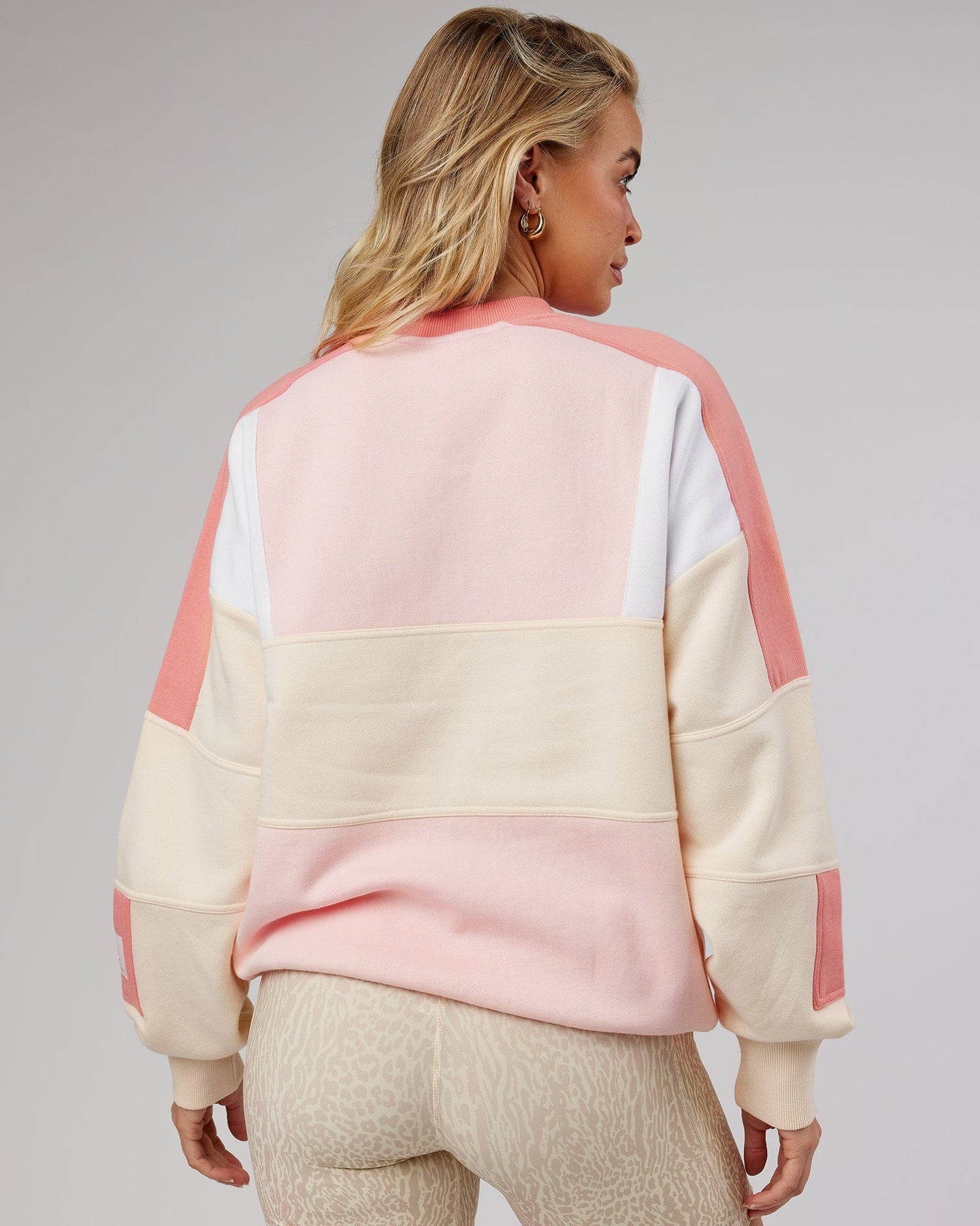 Peach oversized outlet sweater