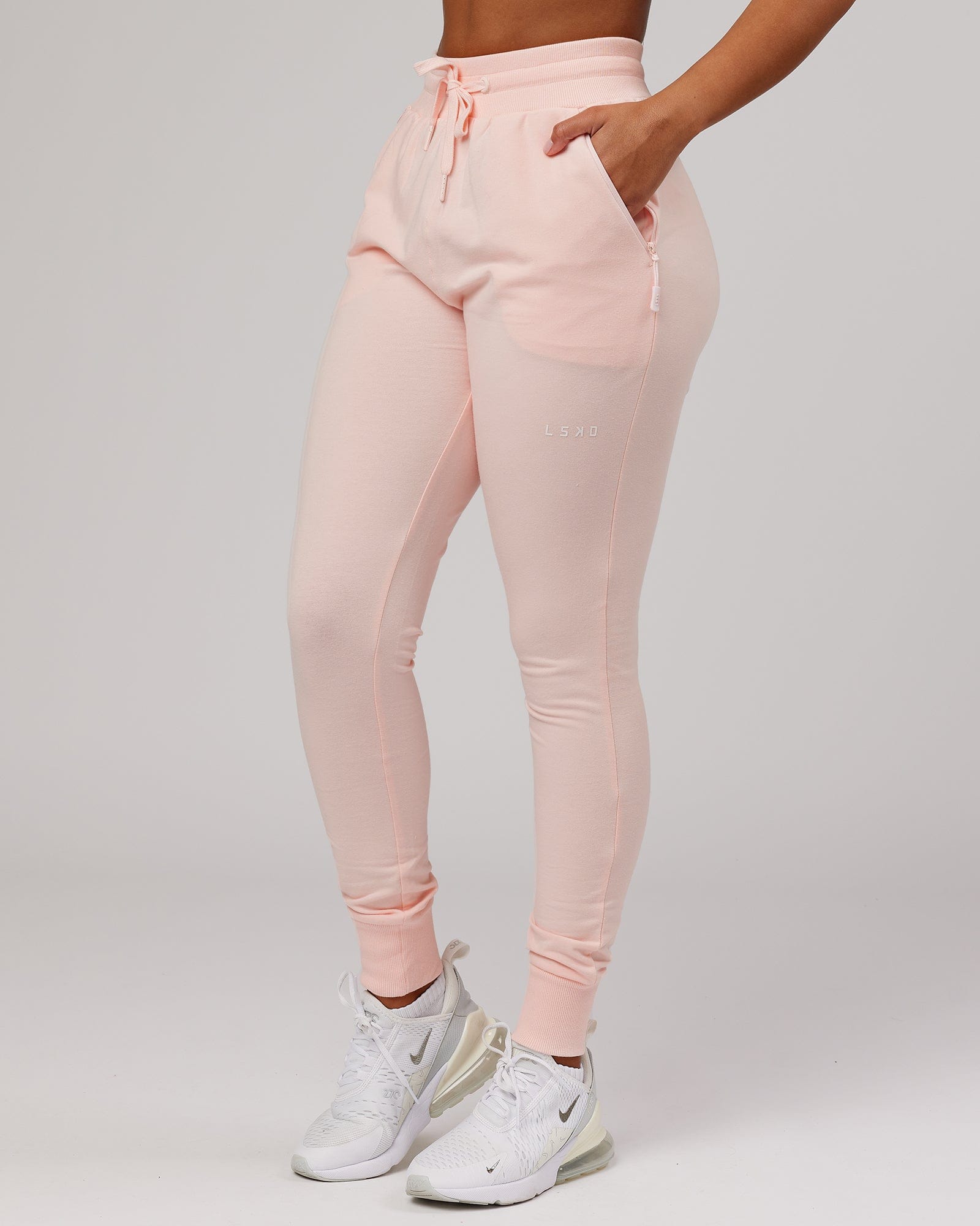 Pink 2025 slim joggers