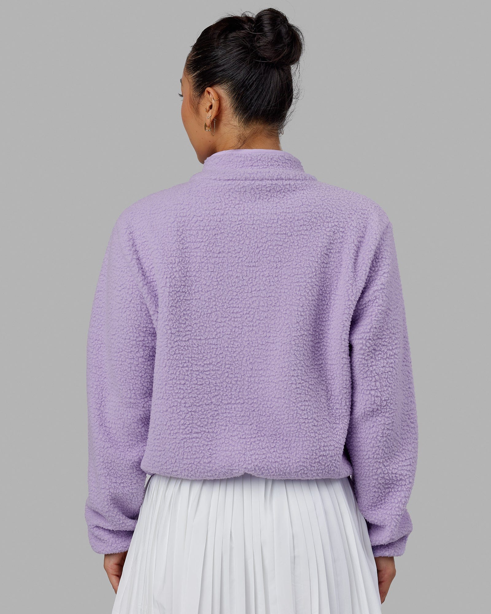 Lilac fleece sale jacket