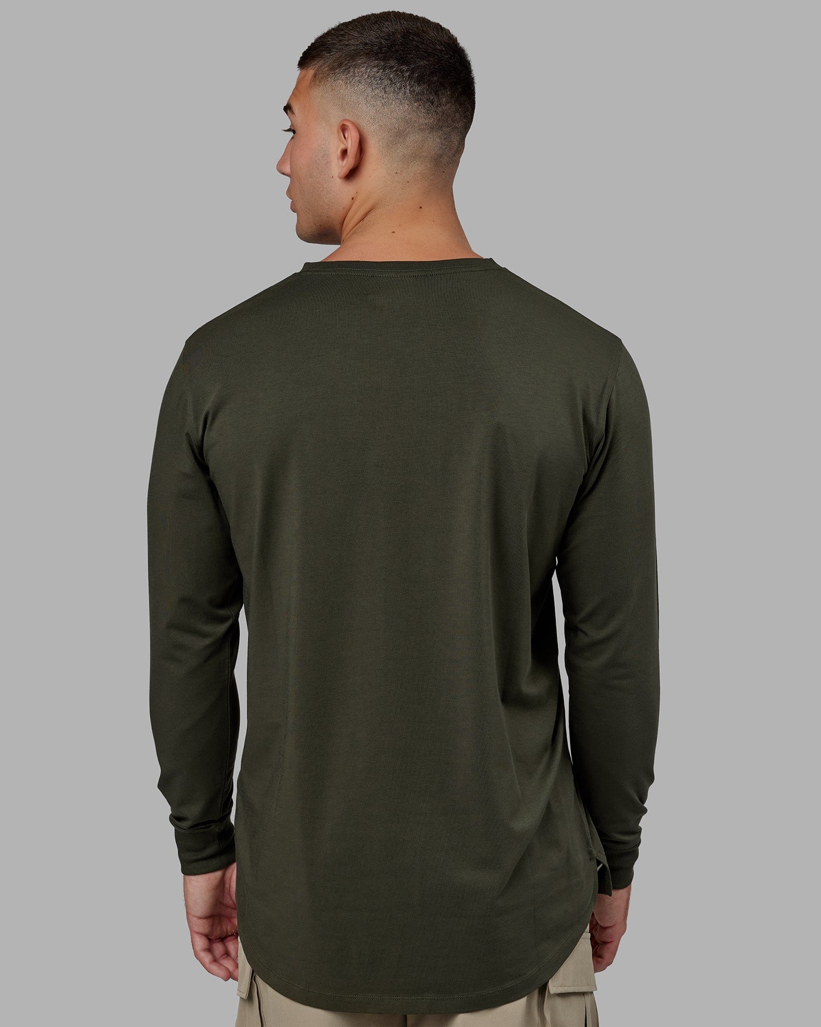 Mens Deluxe PimaFLX LS Tee - Forest Night | LSKD