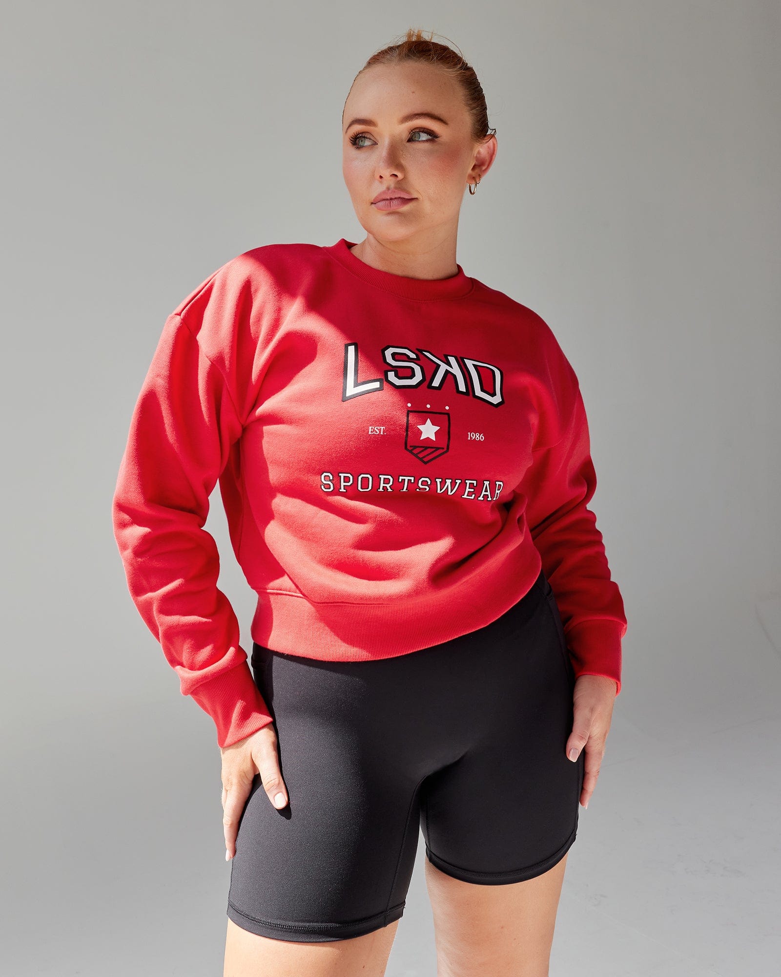 Cropped best sale sport sweater