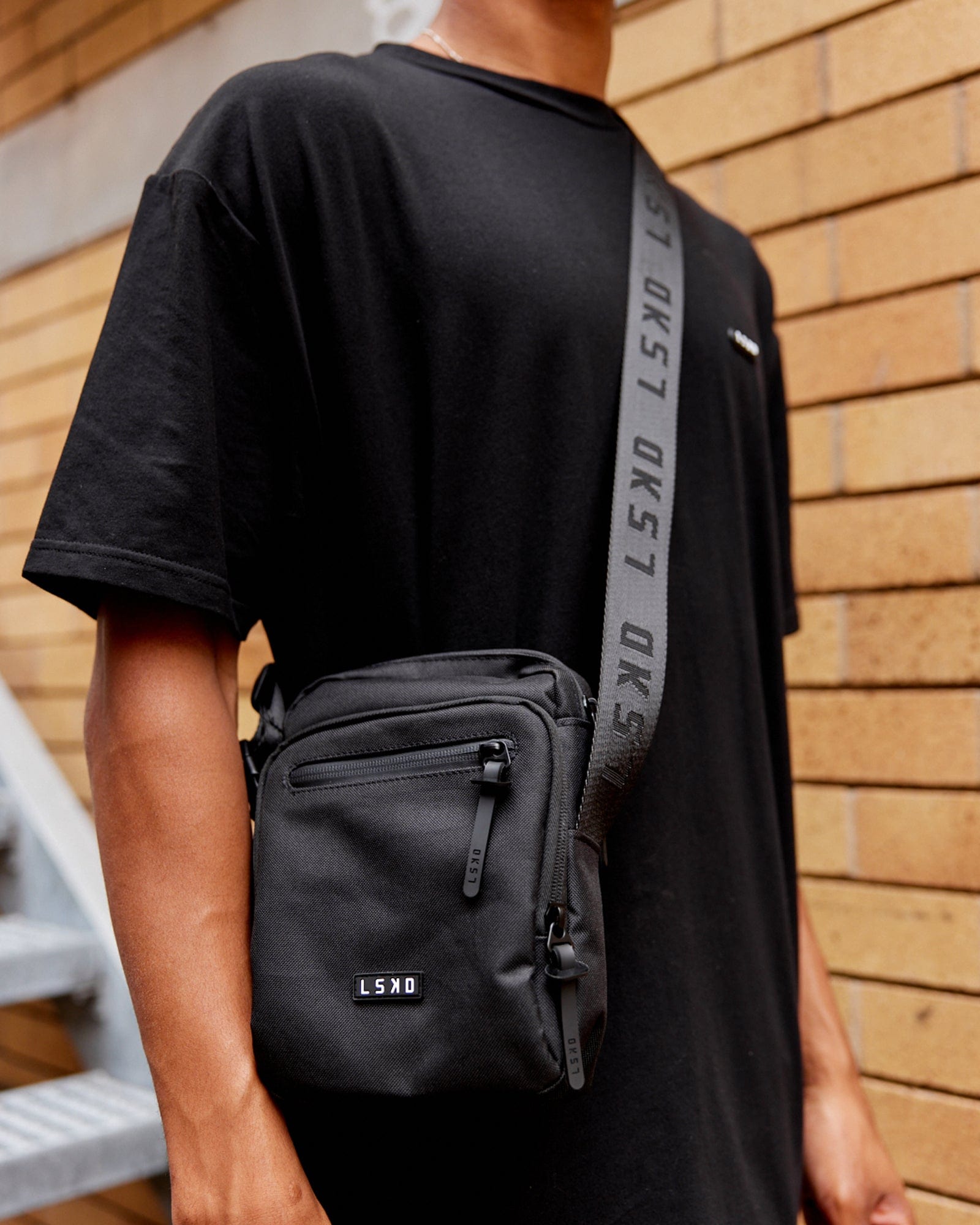 All Day Crossbody Bag - Black | LSKD