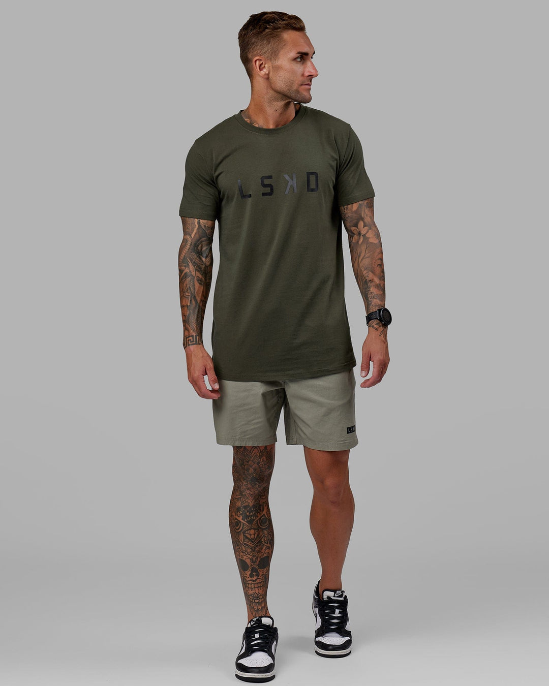 Daily 7&quot; Shorts - Dusty Olive