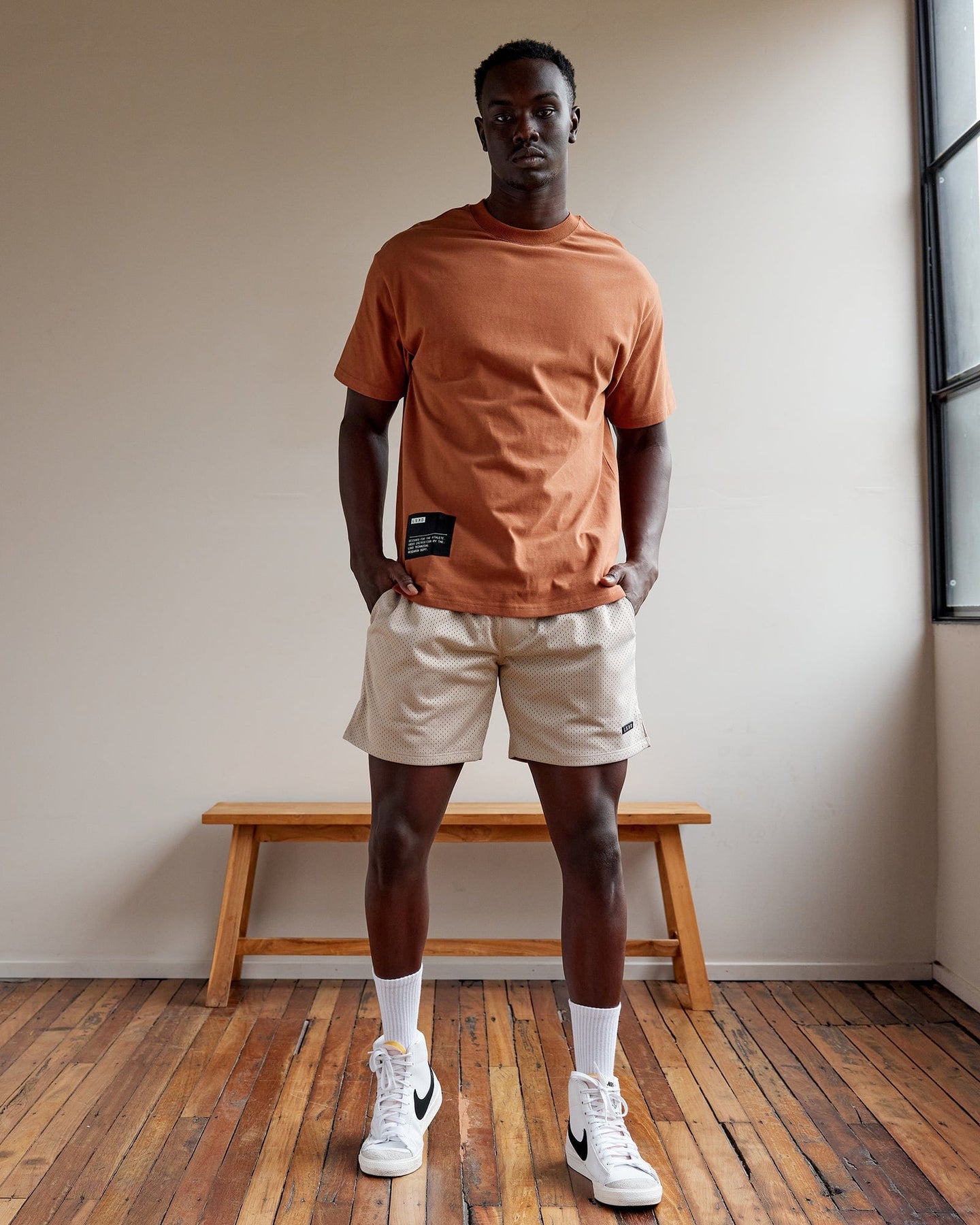 Fundamental Mesh Short - Shale Beige