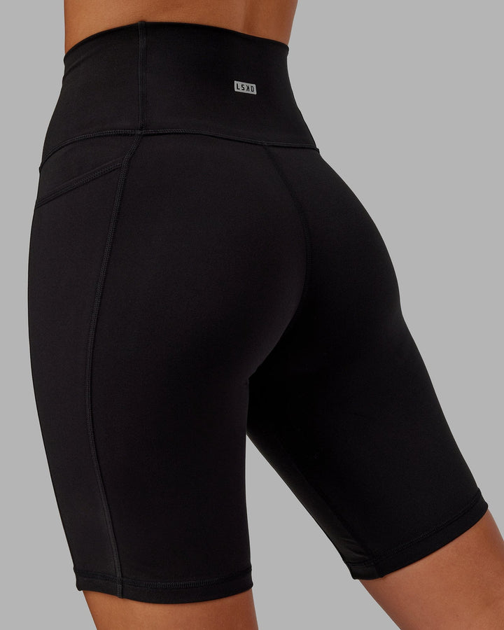 Woman wearing Fusion Bike Short - Black
