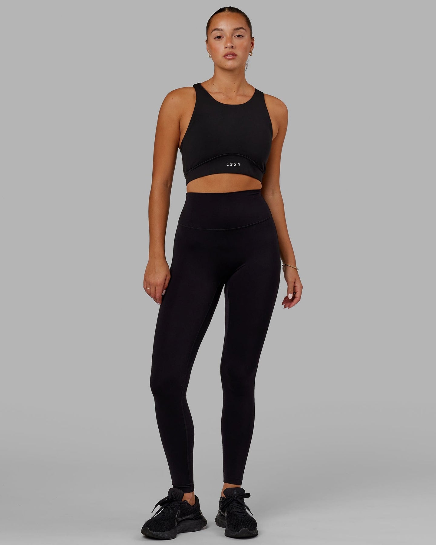 Fusion Sports Bra - Black | LSKD