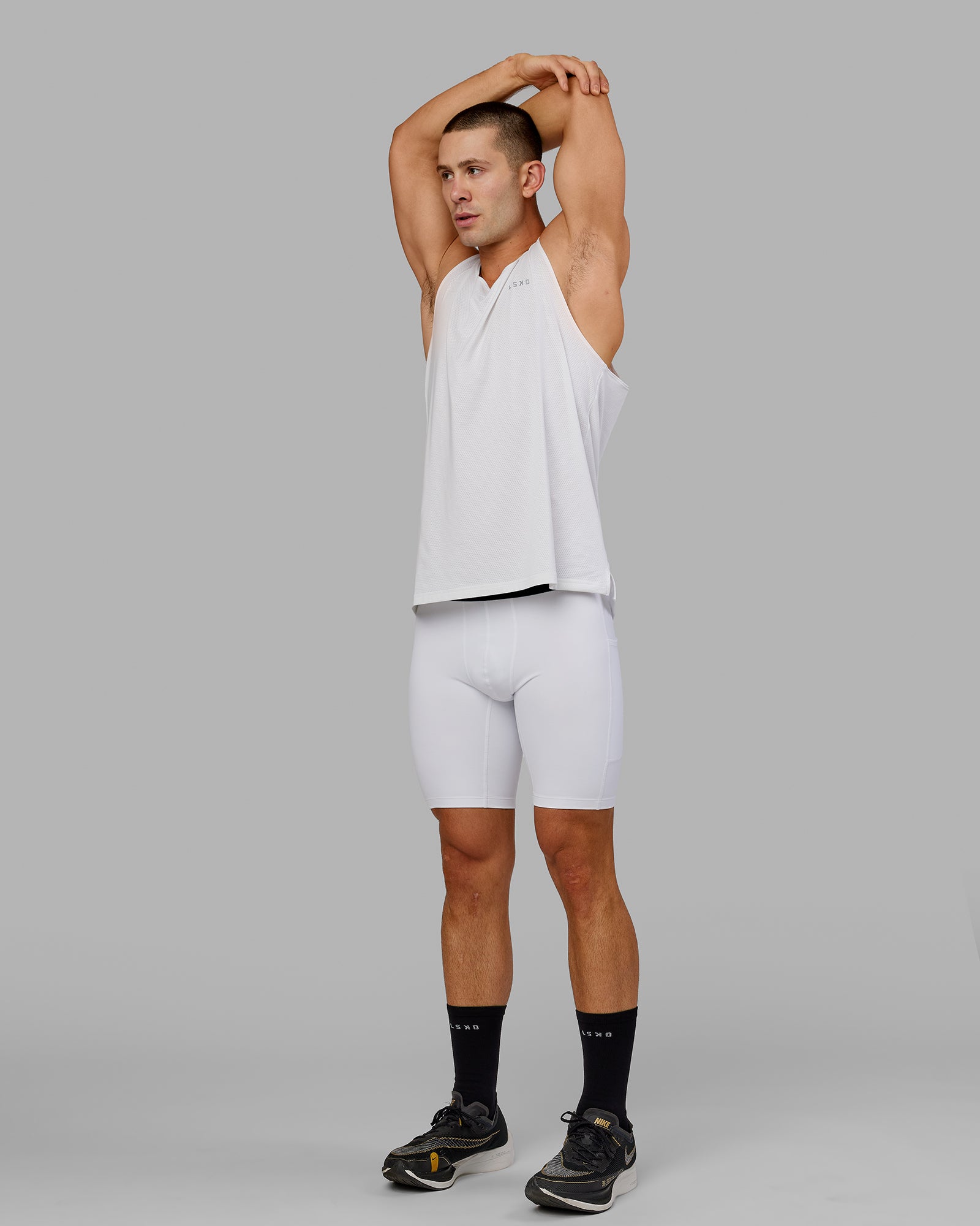 men's shorts with tights underneath