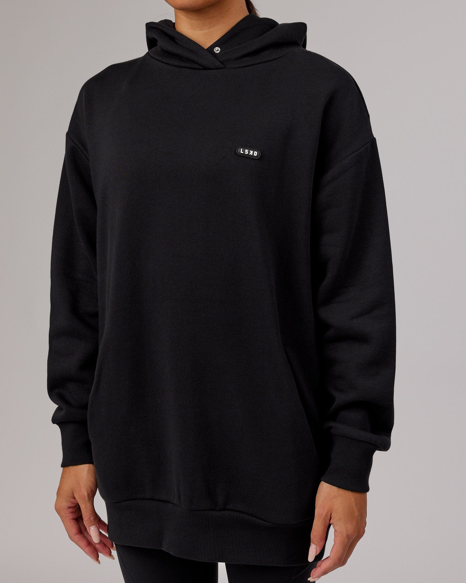 Unisex Capsule Hoodie Oversize - Black – LSKD