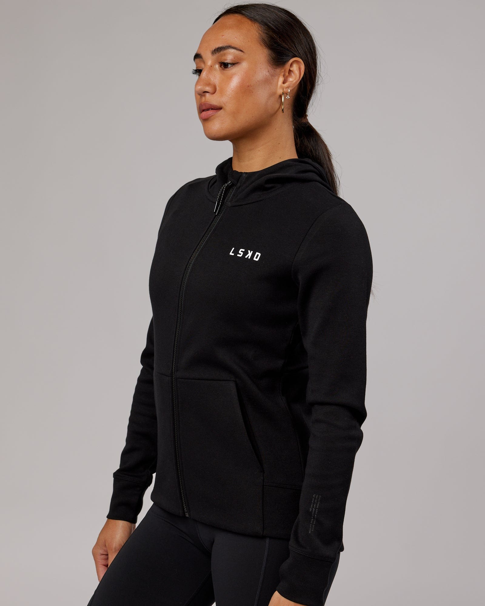 Athlete ForgedFleece Zip Through Hoodie - Black – LSKD